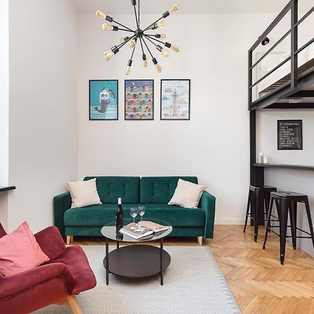 Stylowe Studio Z Antresola Warszawa Exteriér fotografie