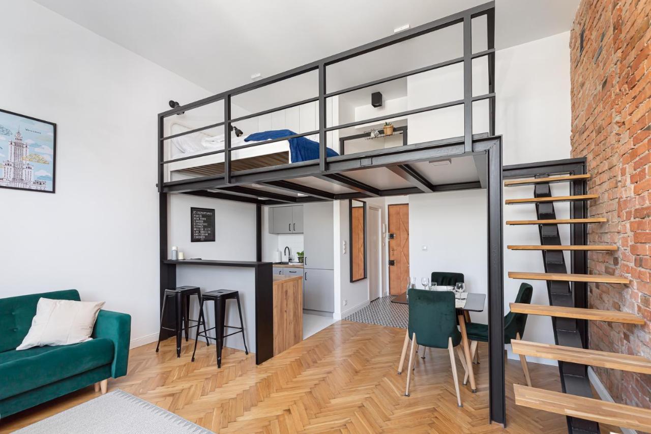 Stylowe Studio Z Antresola Warszawa Exteriér fotografie