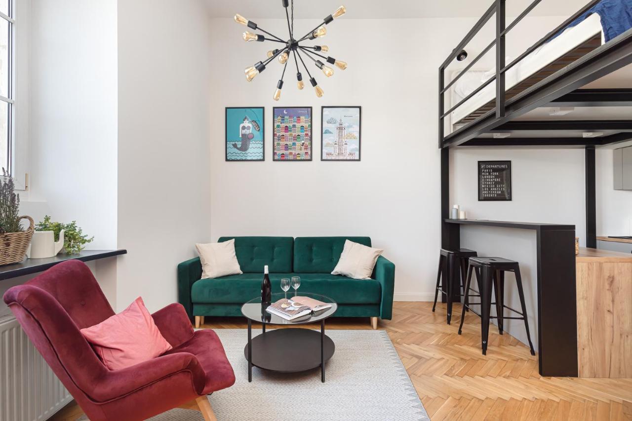 Stylowe Studio Z Antresola Warszawa Exteriér fotografie